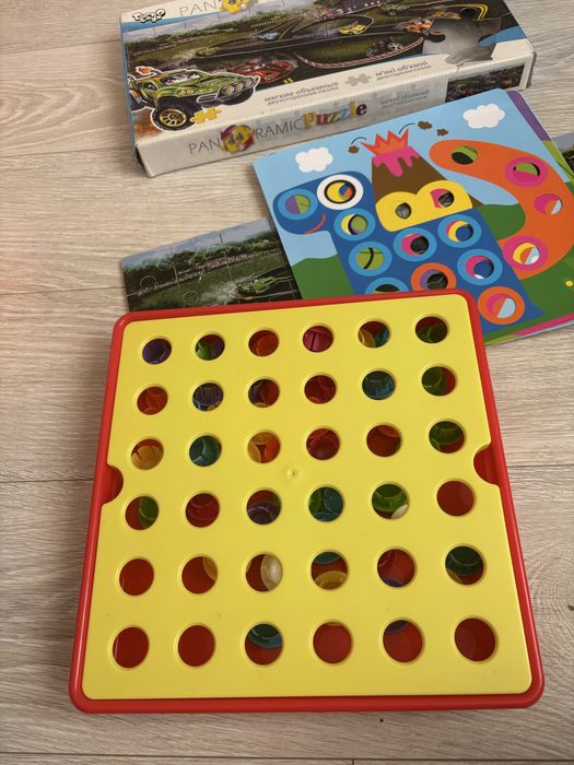 Мозаїка з тваринками (10 змінних картинок). Для дітей від 2 років.