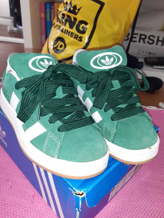 Adidas Campus Originais Verdes 35,5
