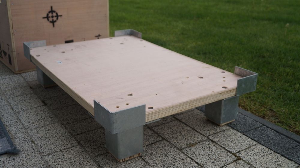 Skrzynia transportowa z grubej sklejki–solidna, bezpieczna, praktyczna