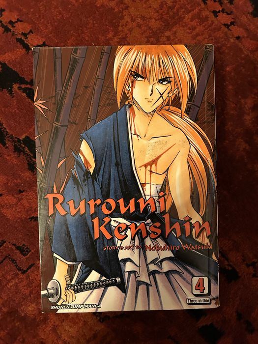 Rurouni Kenshin Vizbig mangas 1, 2 e 4