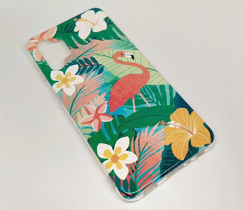 Capas silicone floresta Tropical para telemóveis Samsung