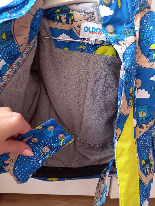 Ocieplana chłopięca kurtka r.86