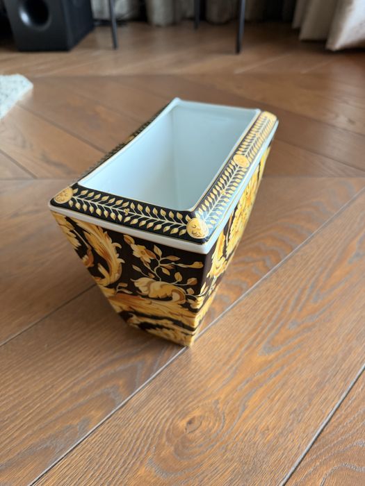 Versace Rosenthal Vanity 18 cm – oryginalny wazon, stan idealny