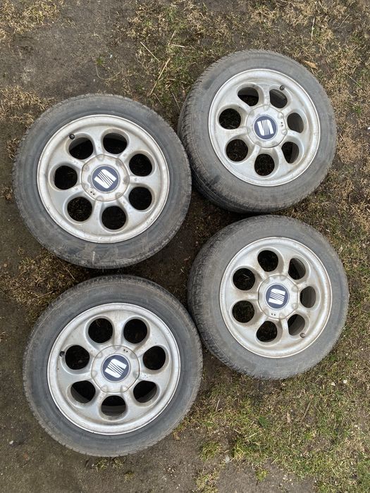 Felgi aluminiowe 15” Seat + opony 185/55 R15 – komplet 4 sztuki