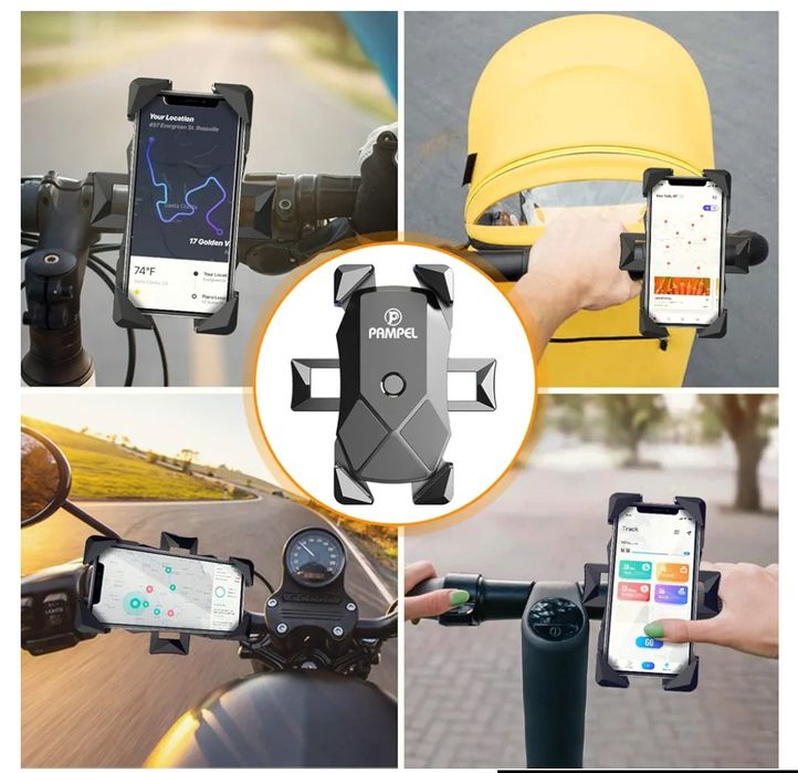 Suporte de telemóvel para bici ou m o ta PAMPEL