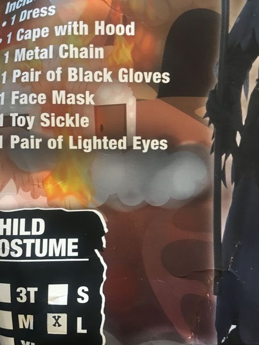 Kostium Kata, Śmierci, Zjawy  strój karnawałowy