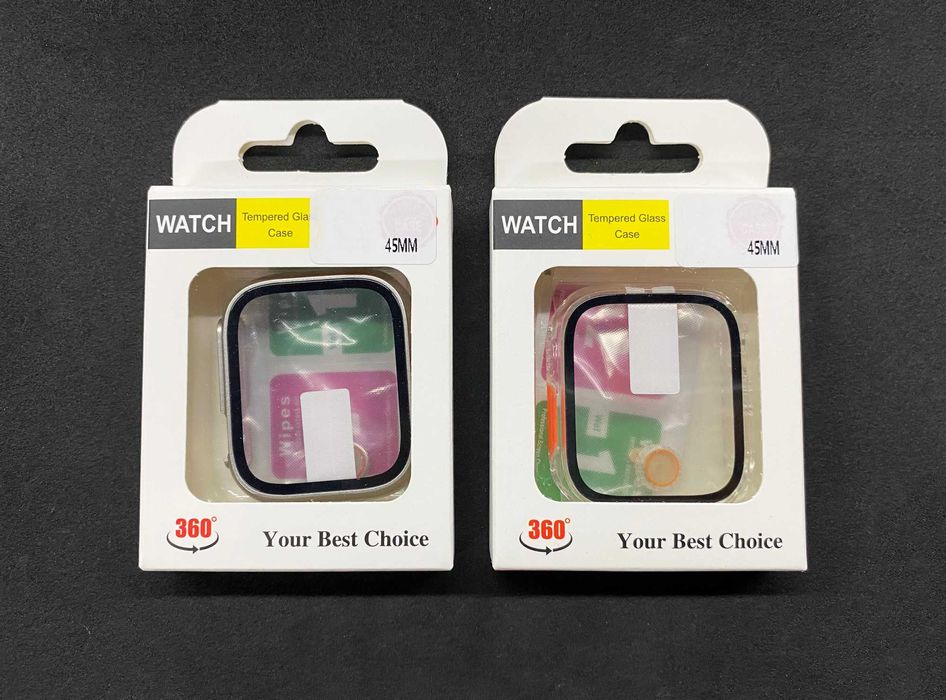 Capa protetora 360º com película de vidro temperado Apple Watch 45mm