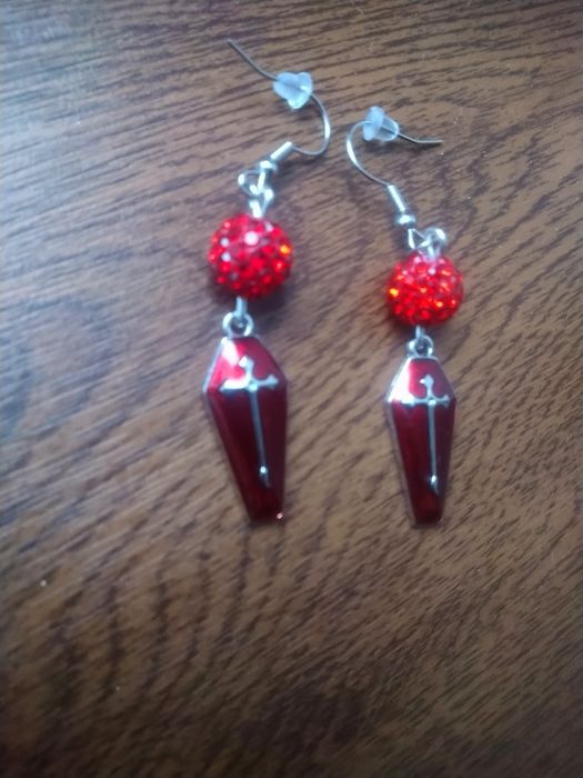 Kolczyki Gothic - trumny