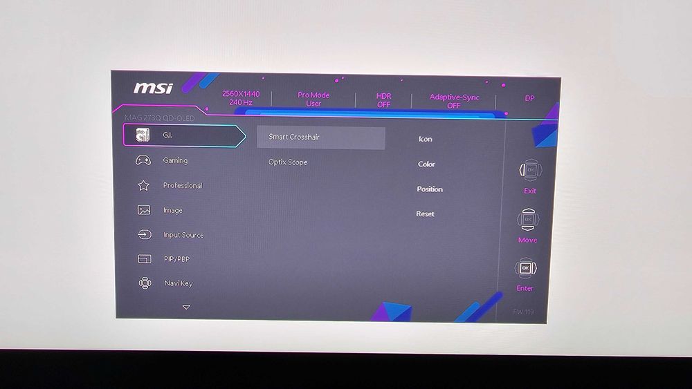 Monitor MSI MAG 273QP QD-OLED X24 (240hz)