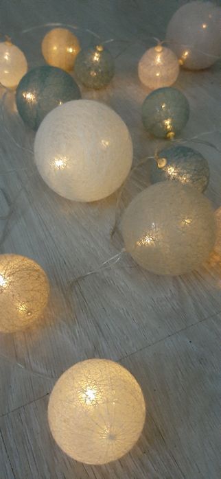 Lampki bombki ozdobne światełka