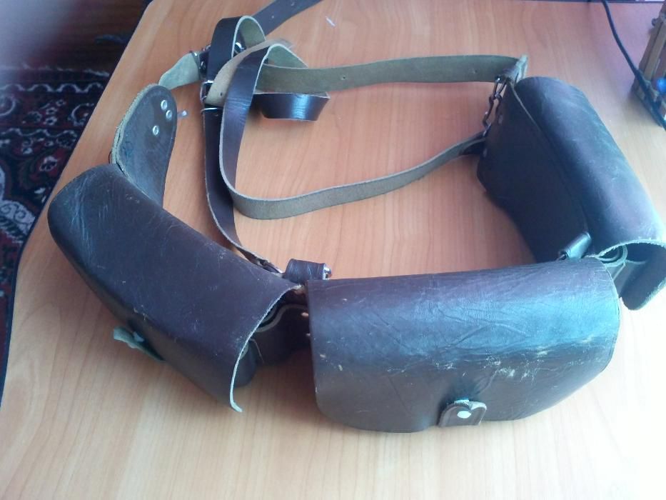 Продам кожаный патронташ охотничий