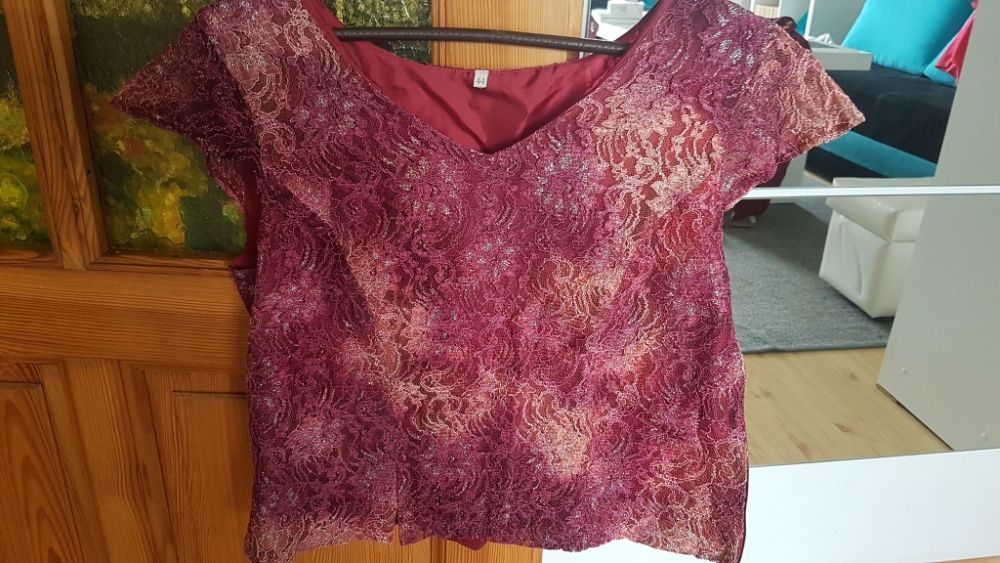 Kostium damski duży rozmiar 44 sukienka damska