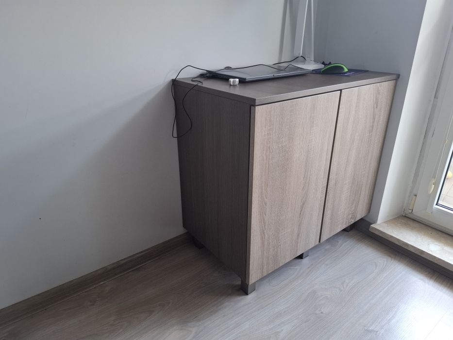 Meble do salonu. Witryna- barek + pod TV + komoda