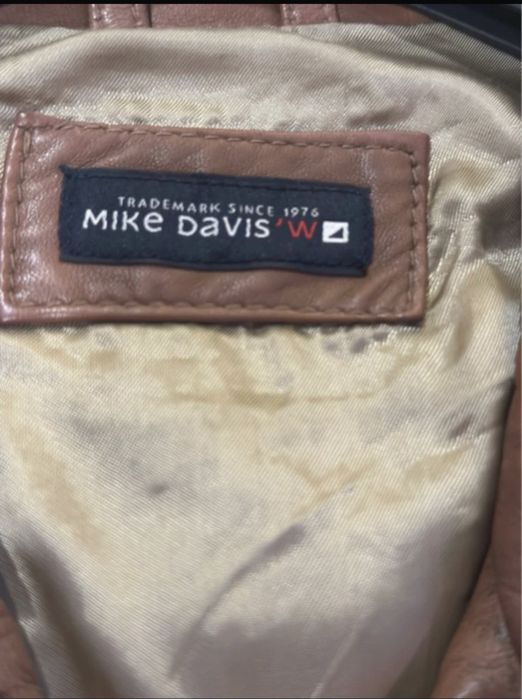 Casaco 100% pele, 36, castanho, mike davis