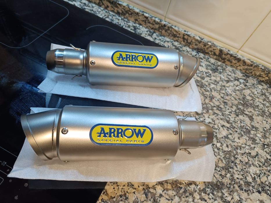 Ponteiras de escape universais 51mm para mota