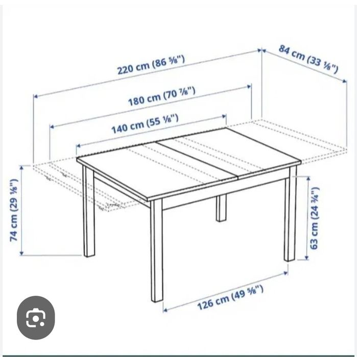 Mesa de jantar extensível IKEA