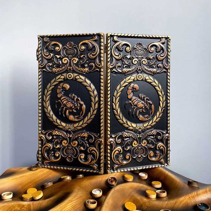 Шахи Нарди Шашки 3 в 1 із натурального дерева власне виробництво