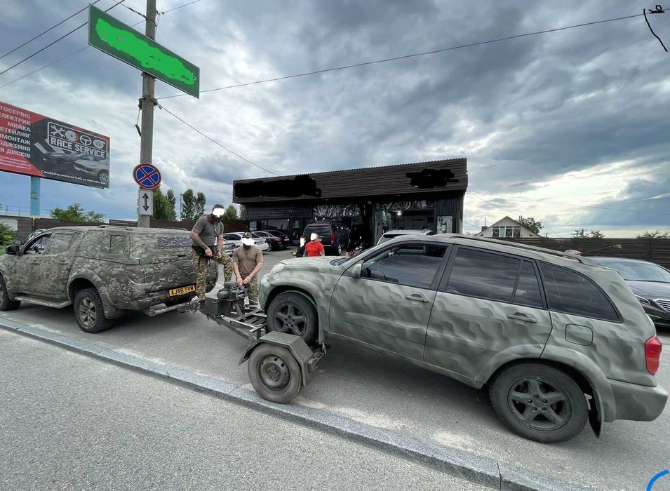 Платформа часткового навантаження. Підкат Лафет