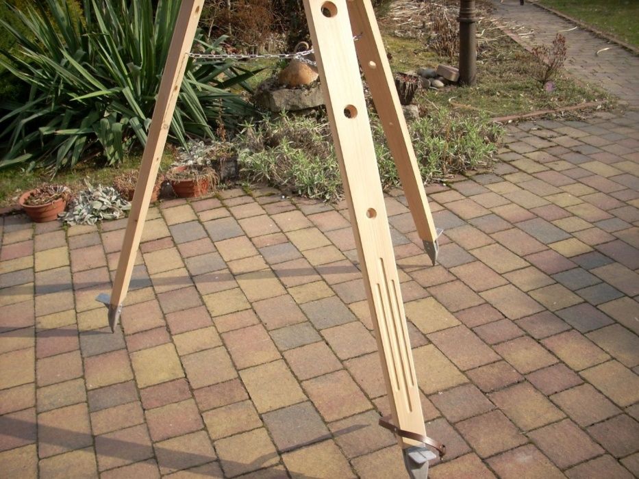 Statyw drewniany do niwelatora dekoracja j nowy