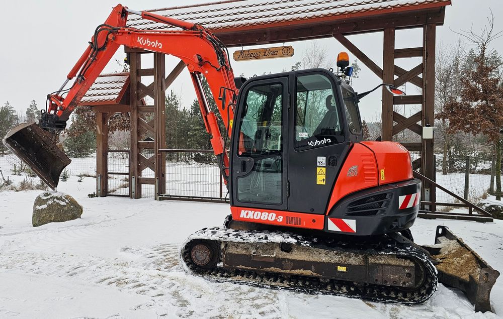 Koparka KUBOTA KX080  - Rezerwacja-