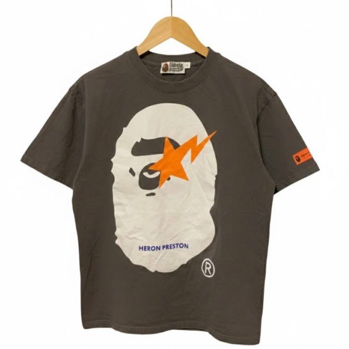Футболка bape by bathing ape heron preston M бейп  drip