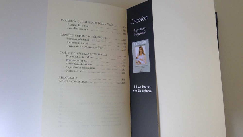 Livro "Leonor - A princesa inesperada"