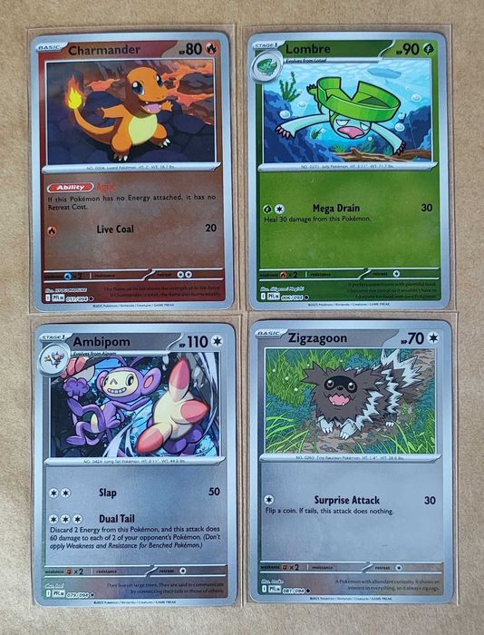 Oryginalne karty Pokemon Mega Evolution Phantasmal Flames - 72 sztuki