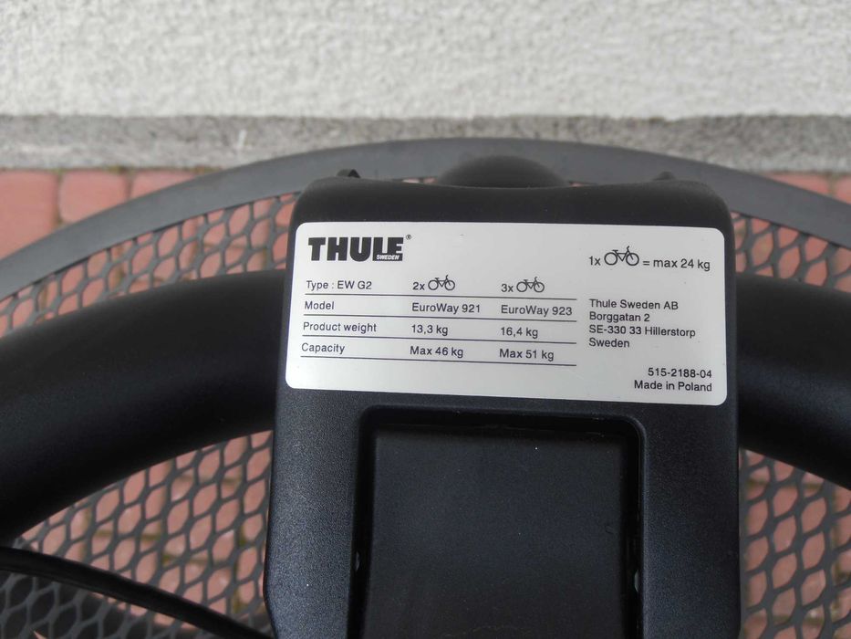 Bagażnik Rowerowy na Hak Dwa ROWERY THULE G-2 EuroWay-921