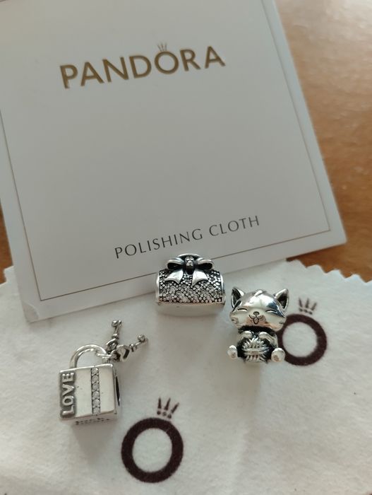 Pandora contas charms prata 925 para pulseira Pandora. Novos