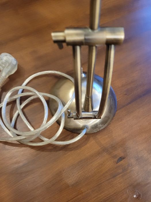 Lampka biurkowa biuro mosia