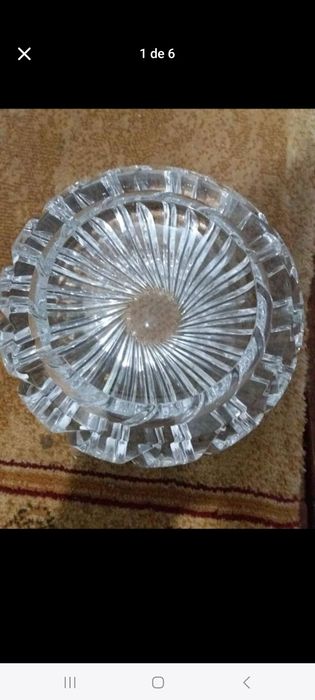 Cinzeiros Cristal Vista Alegre Atlantis novos, nunca usados