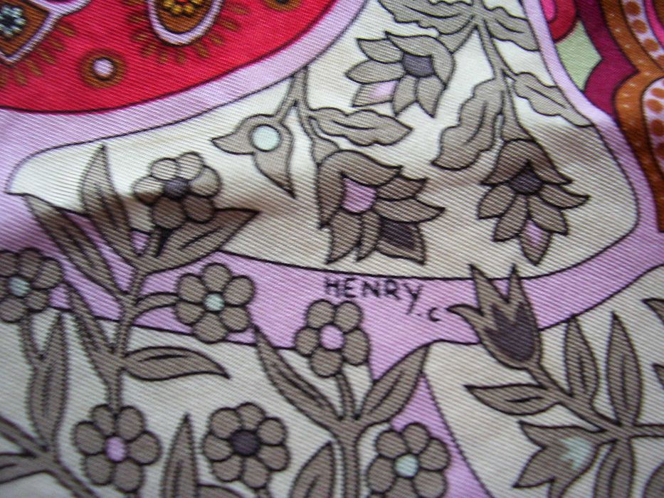 Hermes - Paris apaszka vintage jedwab