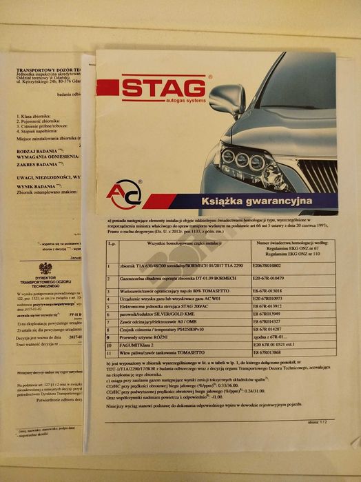 Instalacja LPG STAG