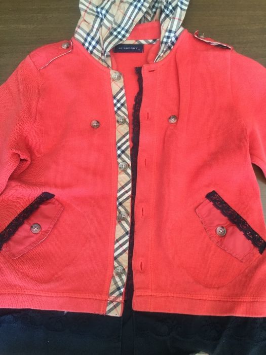 Conjunto casaco e calças Burberry
