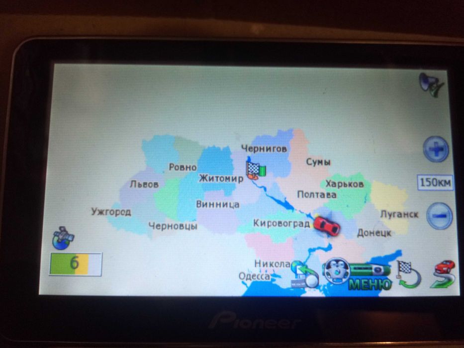 5" HD GPS Pioneer EasyGO Навител  iGO Автоспутник магнитола спидометр