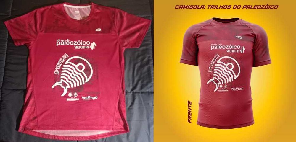 t-shirt Trilhos do Paleozoico (L) - 2024 e 2025