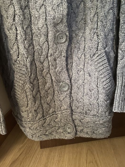 Casaco malha cinza Zara