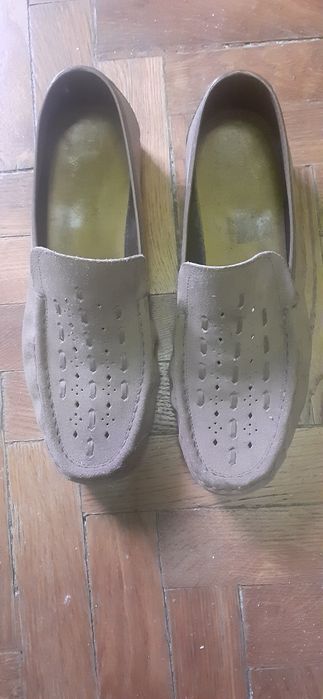 Чоловічі туфлі. Замшеві