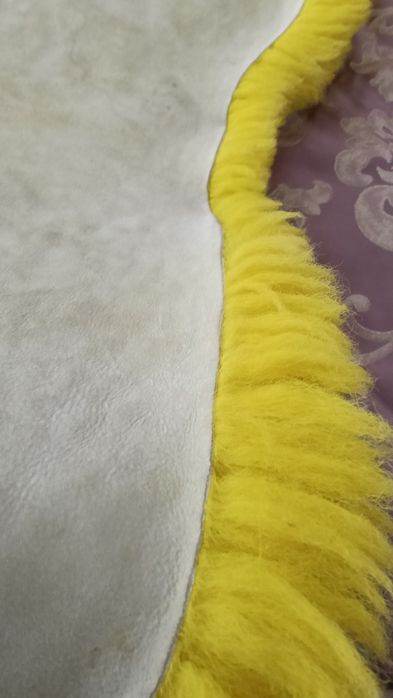 Овеча овечья шкура шкіра килимок з шерсті натуральний