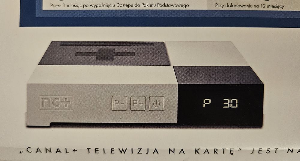 Dekoder canal + telewizja na kartę