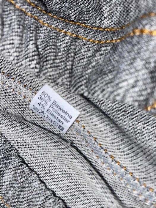 Klasyczne legginsy jeansowe melanż rozmiar 158