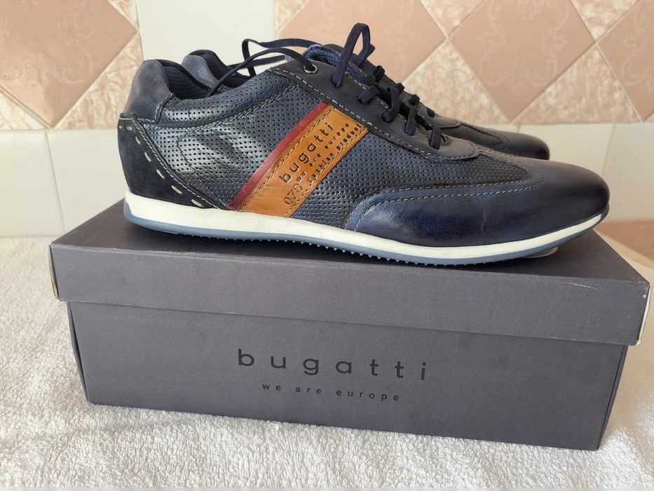 Туфлі шкіряні чоловічі Bugatti
