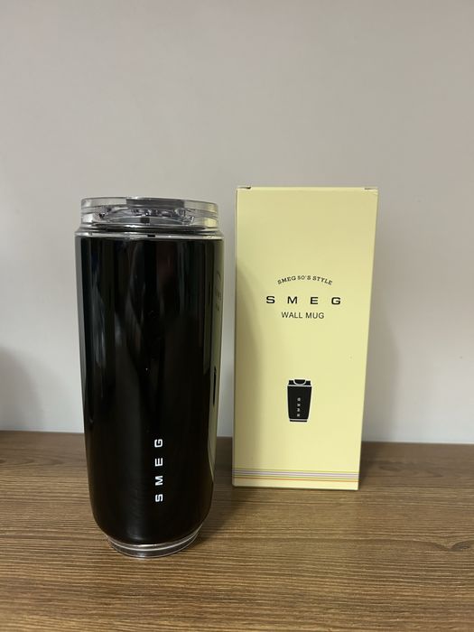 Термочашка Smeg 400 ml чорна
