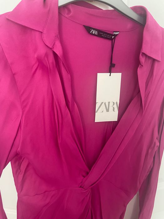 Sukienka fuksja Zara S