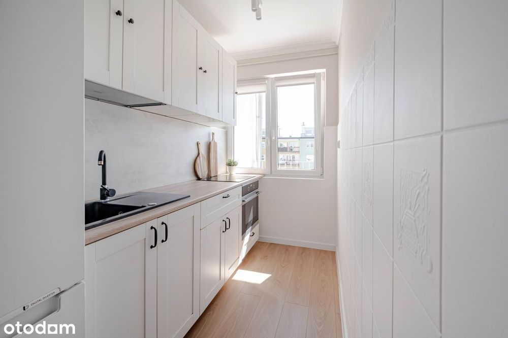 3 pok. balkon, umeblowane 43 m2, po remoncie,