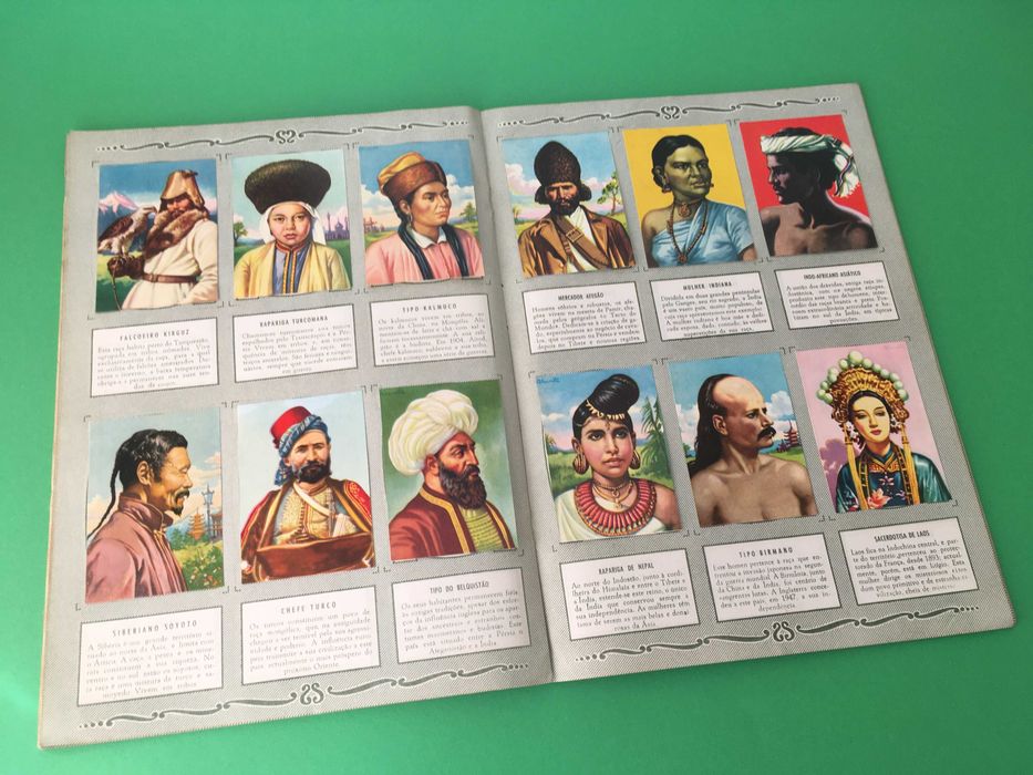 Rara Caderneta Raças Humanas Agência Portuguesa de Revistas Completa