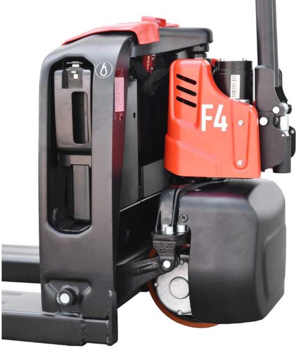 WÓZEK PALETOWY ELEKTRYCZNY F4 1500kg L-1150mm 24V 20Ah mały lekki