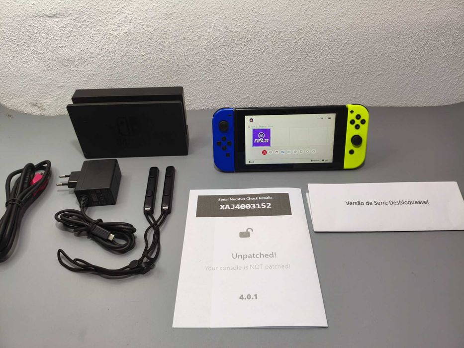 Nintendo Switch Patchable (Desbloqueavel)