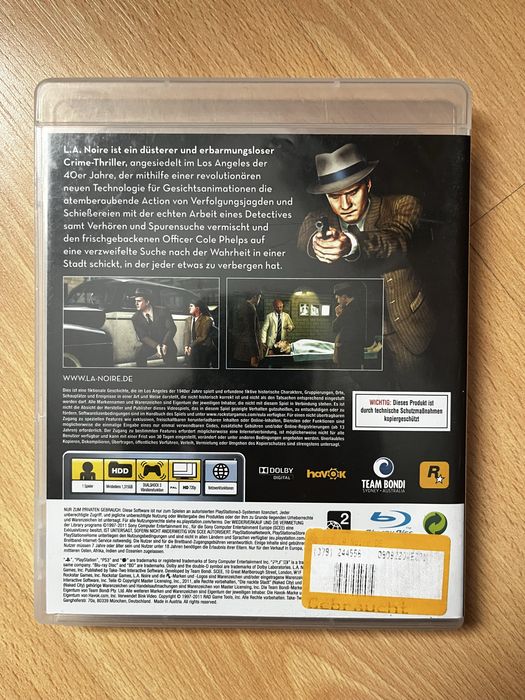 L.A. Noire Playstation 3