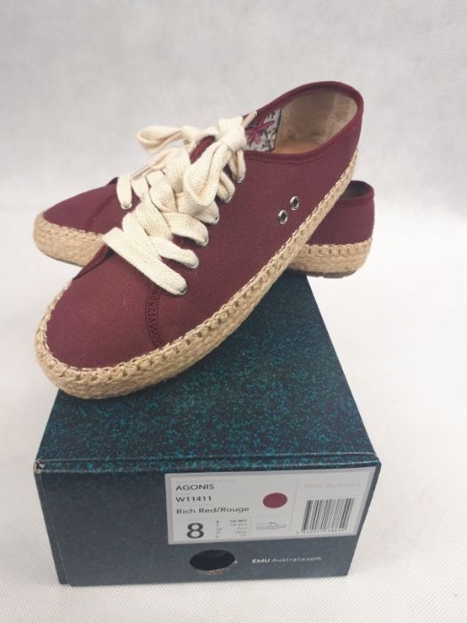 Nowe tenisówki emu agonis bordo rich red 39 uk6 oryginalne trampki